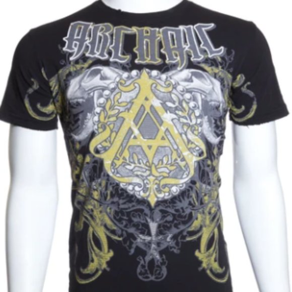 LOT OF 5 DIFFERENT ARCHAIC BY AFFLICTION T-SHIRTS - Picture 5 of 8
